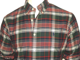 Ralph Lauren men&#39;s plaid shirt  size 17 36/37 classic fit  - £67.16 GBP