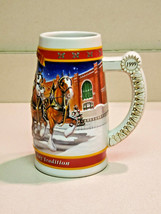 Vintage Budweiser 1900-1999 A Century Of Holiday Tradition CS389 Beer Stein - £11.64 GBP