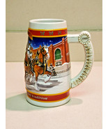 Vintage Budweiser 1900-1999 A Century Of Holiday Tradition CS389 Beer Stein - £11.83 GBP