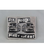 Music Belt Buckle - Sex Pistols Pretty Vacant Graphic - Adult Metal Belt... - £30.81 GBP