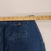 Lee Casuals Wrinkle Free RN#34783 Womens Blue Cotton Pencil Denim Skirt Size 14M image 7