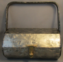 Rare 1950&#39;s Gilli Originals New York Gray Lucite Box Purse Pearlized Purse - £274.63 GBP
