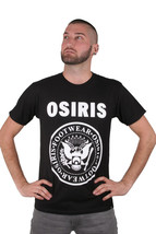 Osiris Hombre Bowery Pantalón Camiseta Gráfica Negro Nwt - £16.52 GBP