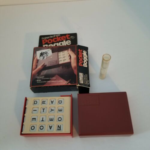 Primary image for Vintage 1980 Parker Brothers Pocket Boggle, Travel Game, Car Game, Educational