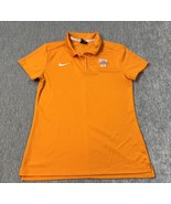 Tennessee Lady Vols Volunteers Polo Shirt Womens Medium Orange Nike Bask... - $29.69