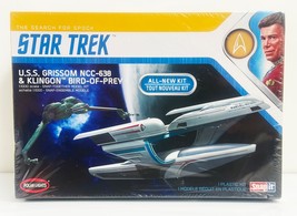Polar Lights Star Trek USS Grissom &amp; Klingon Bird of Prey 1:1000 Plastic... - $19.79