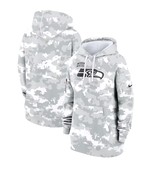 Womens Arctic Camo Seattle Seahawks 2024 Salute to Service Pullover Hood... - $59.90