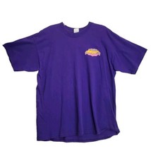 Billy Moyer #21 Racing Tee Shirt SZ XL Purple Dirt Track Racing Shirt - $13.81