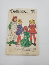 Butterick 6849 Sewing Pattern Childrens Night Shirt and Cap One Size Vintage Cut - £6.29 GBP