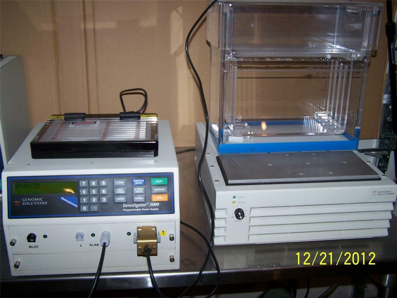 Genomic Solutions Investigator 2D 5000 Electrophoresis Power, Chiller Sy... - $1,039.50