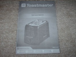 Toastmaster Two Slice Toaster Owner&#39;s Manual Model TM-24TS - $5.99
