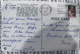 1968 Cheeca Lodge Islamorada, Florida FL Dining room Florida Keys Postcard - £6.30 GBP