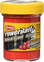 Berkley PowerBait Natural Glitter Trout Bait , Salmon Egg Red - £10.02 GBP