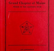 Order Of The Eastern Star 1935 Masonic Maine Grand Chapter Vol XIV PB Bo... - $69.99