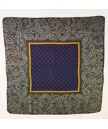 1970s Vintage Totes Square Paisley Scarf 31&quot;x31&quot; Made in Italy Polyester... - $15.83