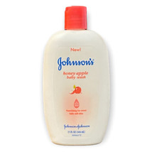 Johnson&#39;s Honey Apple Baby Wash 15 oz.  ORIGINAL FORMULA ~SEALED - $36.58