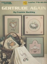 Leisure Arts Gertrude Again Cross Stitch Pattern Leaflet #719 Frankie Bu... - £7.02 GBP