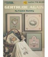 Leisure Arts Gertrude Again Cross Stitch Pattern Leaflet #719 Frankie Bu... - £6.91 GBP