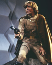 Battlestar Galactica Dirk Benedict holding gun 16x20 Canvas Giclee - £54.99 GBP