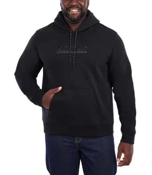 Costco Wholesale Mens Womens Hoodie Black Unisex Kangaroo Pocket Heavyweight Item image 9