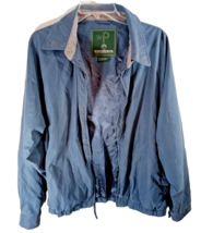 Vintage Weatherproof Jacket Men&#39;s Size Large Poly/Nylon Gorpcore  Rain Gray - £15.39 GBP