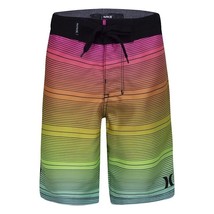 Hurley Kids Boys Shoreline Board Shorts 982852-E69 Rainbow Multicolor Si... - £31.90 GBP