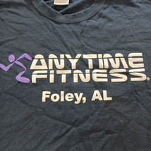 Gildan Heavy Cotton Anytime Fitness Men's Black & White Graphic T-Shirt Size 2XL image 5