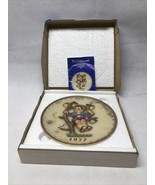 MJ Hummel Annual Collector Plate 1977 Hand Painted Western Germany GOEBE... - $27.16 CAD