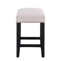 24in Height Barstools for 34&quot;-38&quot; Counter Island Upholstered Stools - £140.56 GBP
