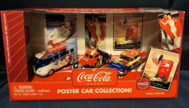 JOHNNY LIGHTNING 1:64 COCA COLA 2003 POSTER CAR COLLECTION SET OF 3 - £7.12 GBP