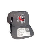 GEORGIA BULLDOGS UGA DAWG BULLDOG MASCOT LOGO PATCH HAT CAP Gray ￼ - $727.08 MXN