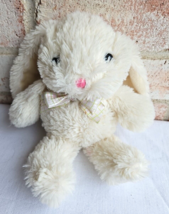 Walmart Bunny Rabbit Plush Stuffed Animal White Ivory  Cream Small - £17.50 GBP