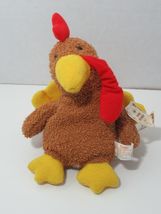 Russ Berrie Plush Home buddies Cokey the turkey beanbag terry cloth - $14.63