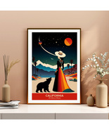 California Travel Poster: Retro Art Deco Dreams State Wall Art Print (Di... - €4,33 EUR