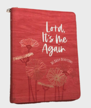 $12 Lord It&#39;s Me Again 365 Daily Devotions 2023 Pink God Zipper Binder Book - £9.77 GBP