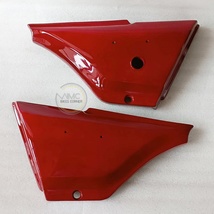 A PAIR: FRAME SIDE COVER LH+RH (DARK RED) NEW FOR KAWASAKI GTO MACH 4 GT... - $26.99