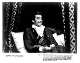 Zorro The Gay Blade Original Black &amp; White Movie Photograph George Hamilton - $16.71