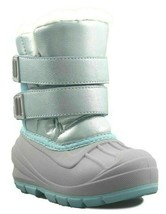 Cat &amp; Jack Toddler Girls Blue Lev Faux Fur Thermolite Insulted Winter Snow Boots - £14.37 GBP