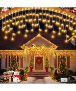 JIXXULVU 2 Pack 53FT 486 LED Outdoor Waterproof Timer 8 Modes Warm White - $776.54 MXN