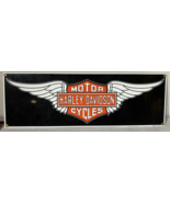 Ande Rooney Porcelain Harley Davidson Sign Wings 18&quot; x 6&quot; - NICE - €85,11 EUR