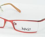 Vintage iMAGO THIR 31 STRAWBERRY /OLIVE UNIQUE RARE EYEGLASSES 50-18-135... - $87.11