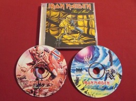 Iron Maiden Piece Of Mind Castle 1995 Castle Press Cd+Bonus Disc Rarities Vg Oop - £33.49 GBP