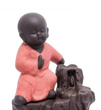 Monk Ceramic Backflow Incense Burner  - £13.54 GBP