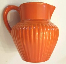 Red Wing Pottery Gypsy Trail Creamer VTG Dinnerware Orange Ribbed Cream ... - £15.51 GBP