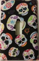 Sugar Skull Day of the Dead Light Switch Plate Cover decor Mexican Art Gift - $10.49