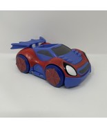 Spiderman Marvels Hasbro Web-Crawler Car Blue Red Spidey Vehicle 2021 - $10.37