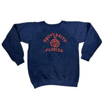 VTG 1960s University of Florida Blue Cotton Sweatshirt Faded Raglan Boy ... - €106,22 EUR