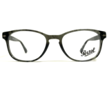 Persol Eyeglasses Frames 3085-V 1020 Gray Green Horn Square Full Rim 53-... - $139.94