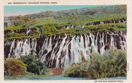 Thousand Springs Idaho ID Old Oregon Trail Postcard C55 - $2.96