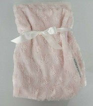 Blankets &amp; and Beyond Solid Plain Light Pink Fluffy Furry Baby Girl Blan... - £31.02 GBP